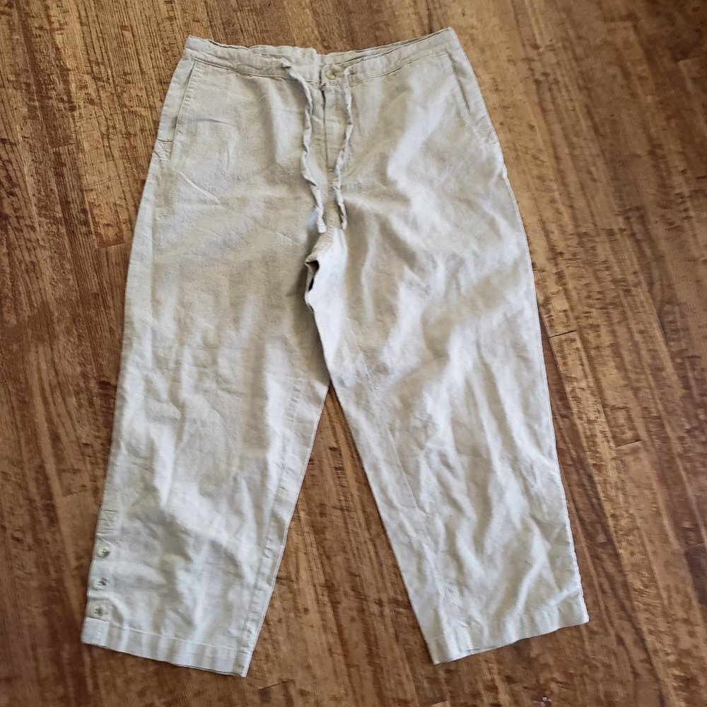 Columbia Linen Blend Crop